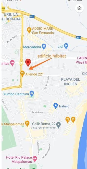 Traumhafte Wohnung Mit Panoramablick Und Pool Playa del Inglés Exterior foto